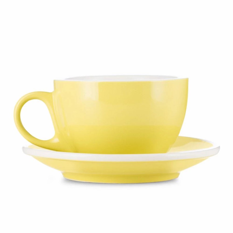 Cups & Mugs * | Latte Cup & Saucer (12Oz) Set Of 2