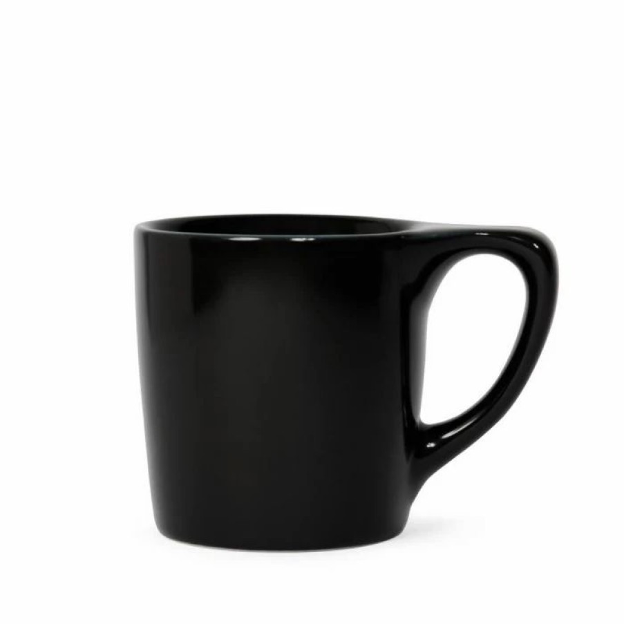 Cups & Mugs * | 10Oz Lino Diner Coffee Mug Black