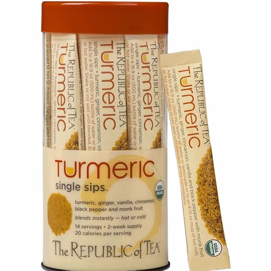 Tea * | Republic Organic Turmeric Single Sips 14Ct.