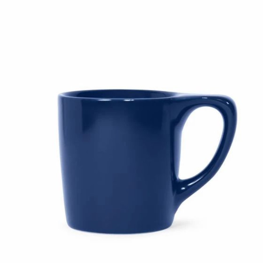 Cups & Mugs * | 10Oz Lino Diner Coffee Mug Indigo Blue