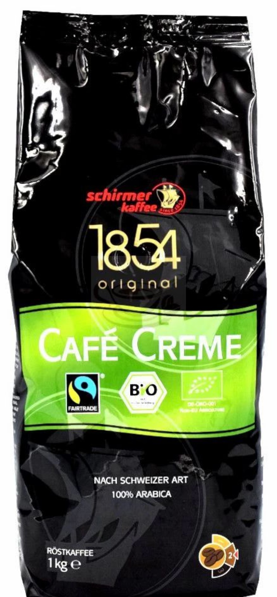 Coffee Beans * | Schirmer Cafe Creme Fair Trade/Organic Beans