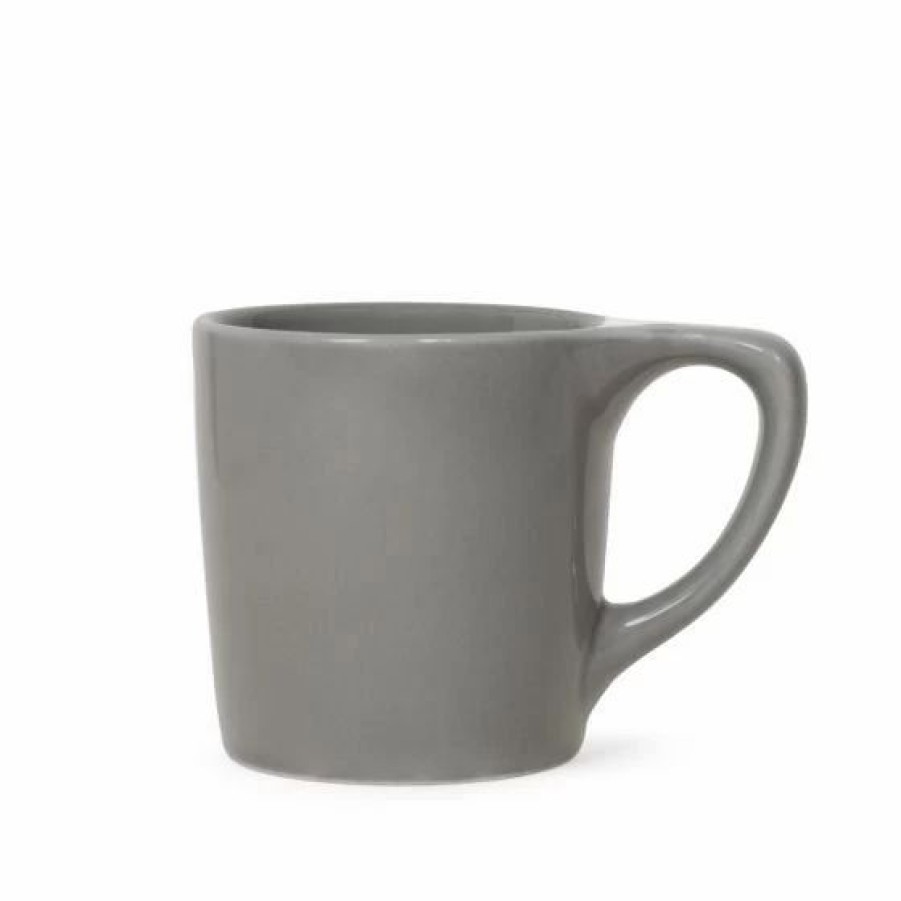 Cups & Mugs * | 10Oz Lino Diner Coffee Mug Stone Gray