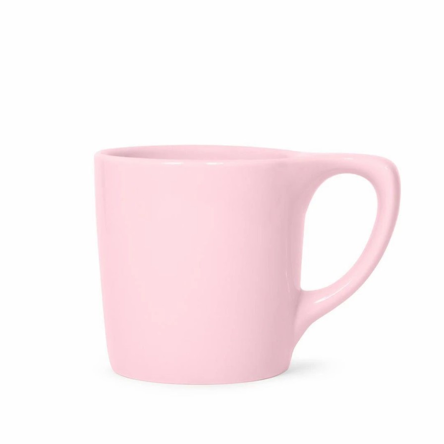 Cups & Mugs * | 10Oz Lino Diner Coffee Mug Pink