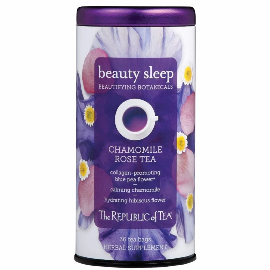 Tea * | Republic Beautifying Botanicals Beauty Sleep Herbal Tea Bags 36Ct.