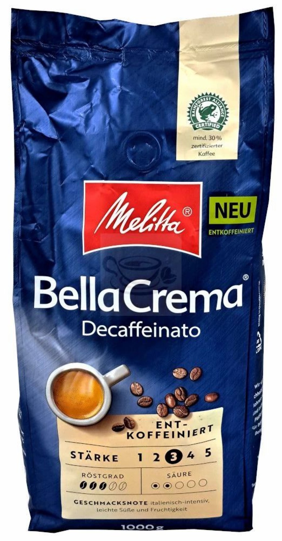 Coffee Beans * | Melitta Bella Crema Decaffeinato