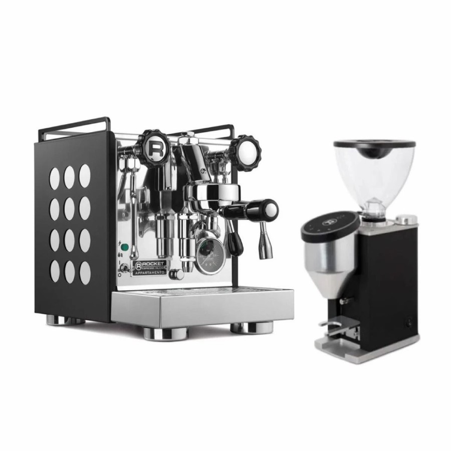 Espresso Machines * | Rocket Espresso Appartamento Nera Faustino Bundle