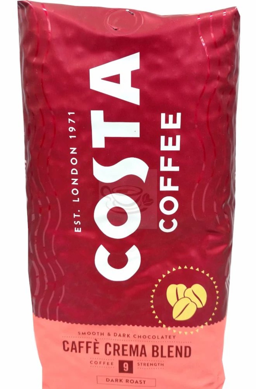 Coffee Beans * | Costa Coffee Caffe Crema Blend Dark Roast 1Kg Coffeebeans