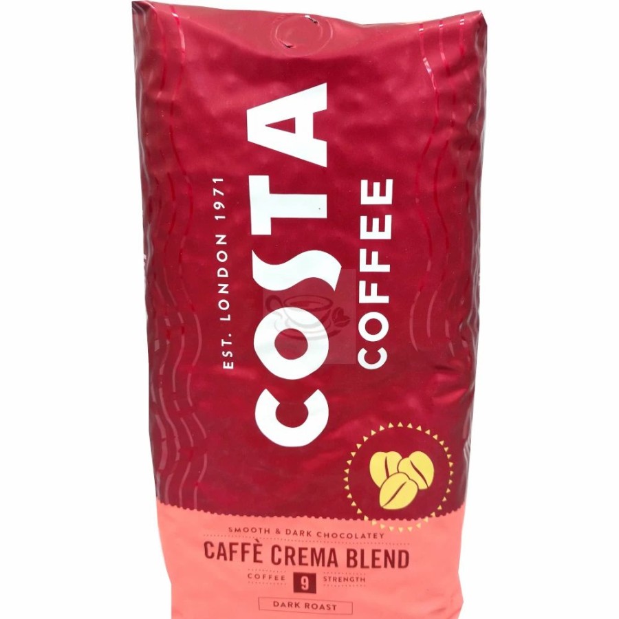 Coffee Beans * | Costa Coffee Caffe Crema Blend Dark Roast 1Kg Coffeebeans