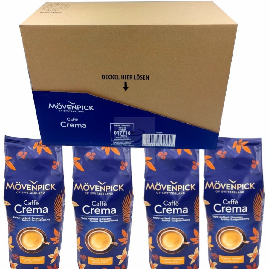 Coffee Beans * | Movenpick Cafe Crema Box 4 Pieces