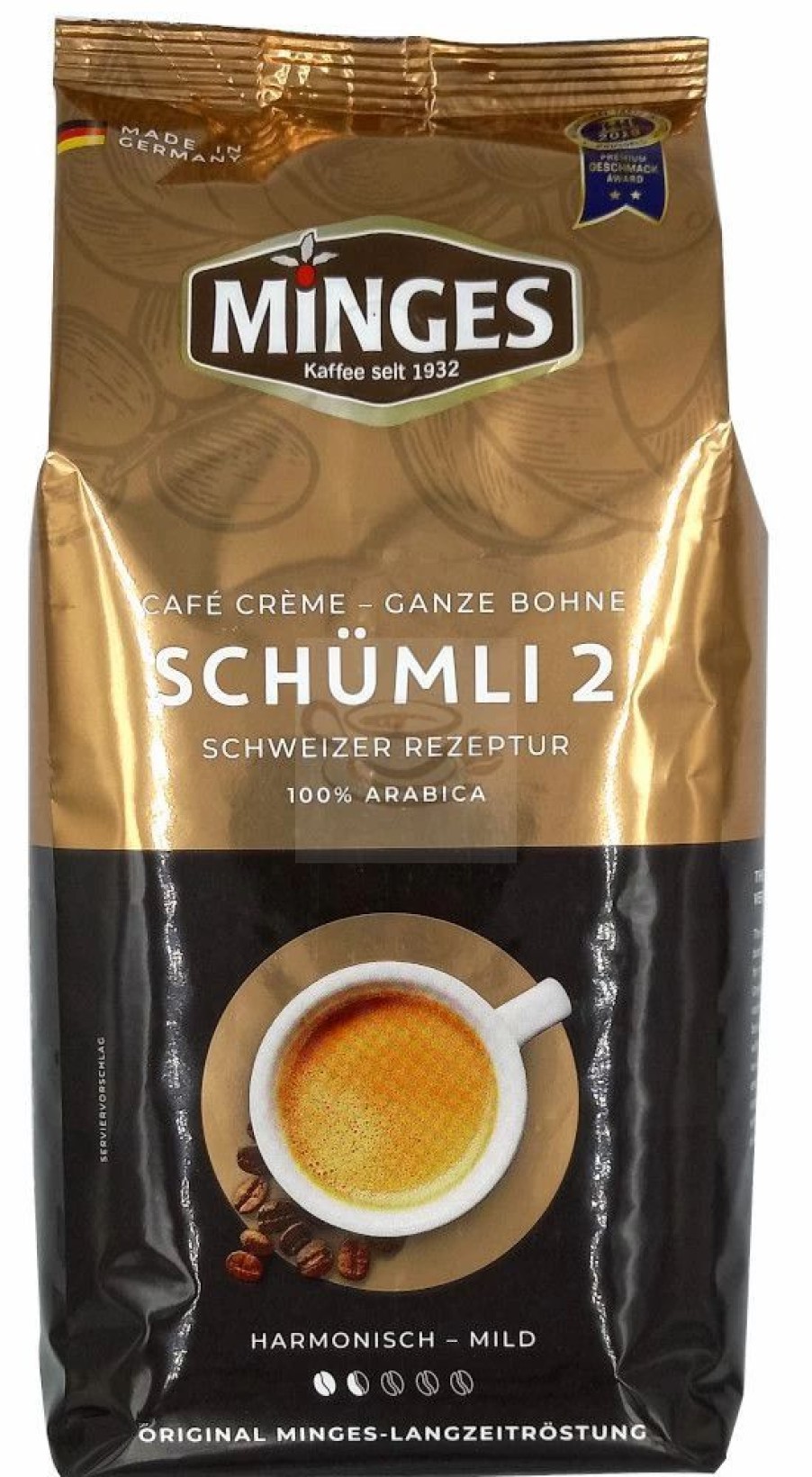 Coffee Beans * | Minges Schweizer Schumli 2 Cafe Crema