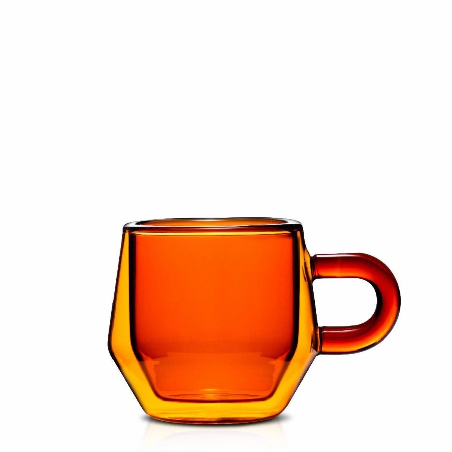 Cups & Mugs * | Double Wall Glass Mug (4Oz/120Ml) Set Of 2