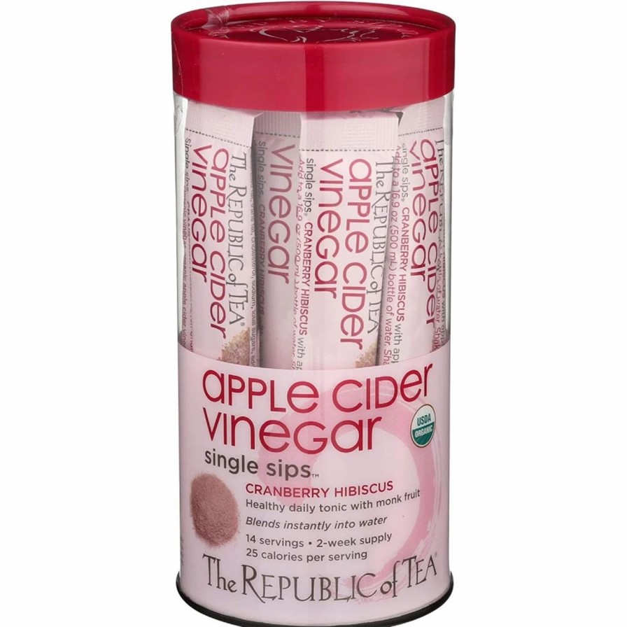 Tea * | Republic Organic Apple Cider Vinegar Single Sips 14Ct.