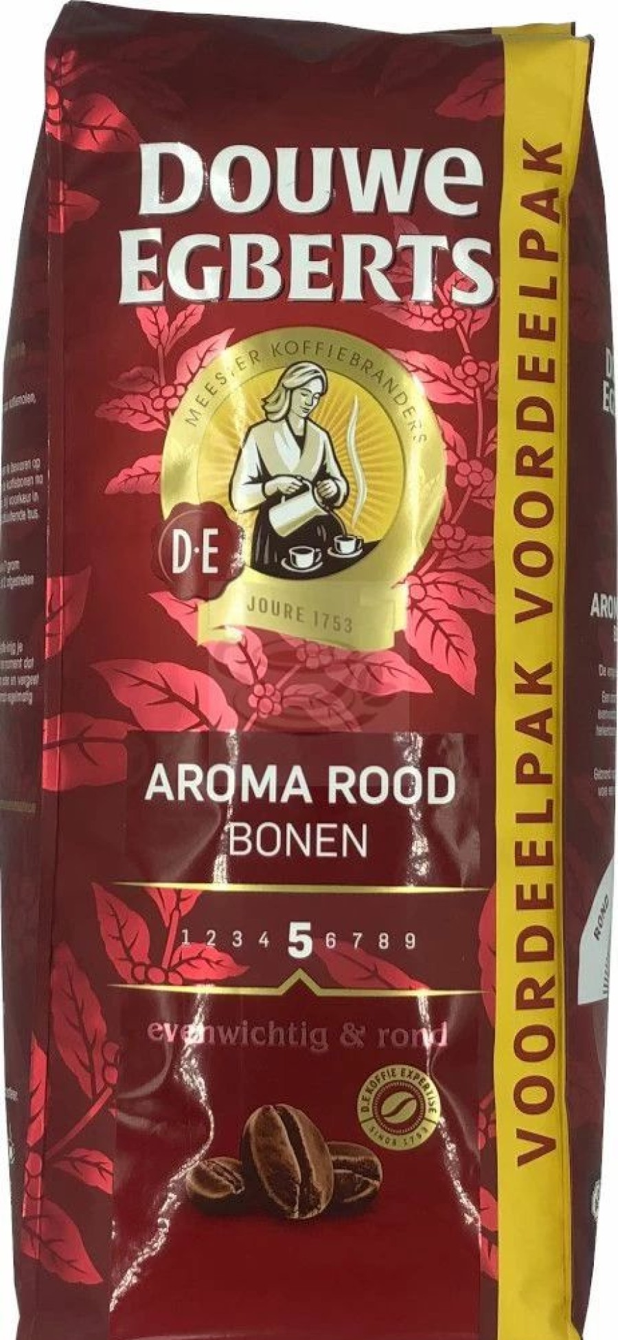 Coffee Beans * | Douwe Egberts Aroma Rood 1 Kilo Coffeebeans