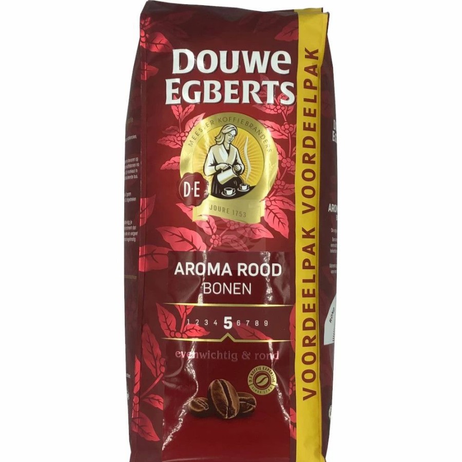 Coffee Beans * | Douwe Egberts Aroma Rood 1 Kilo Coffeebeans