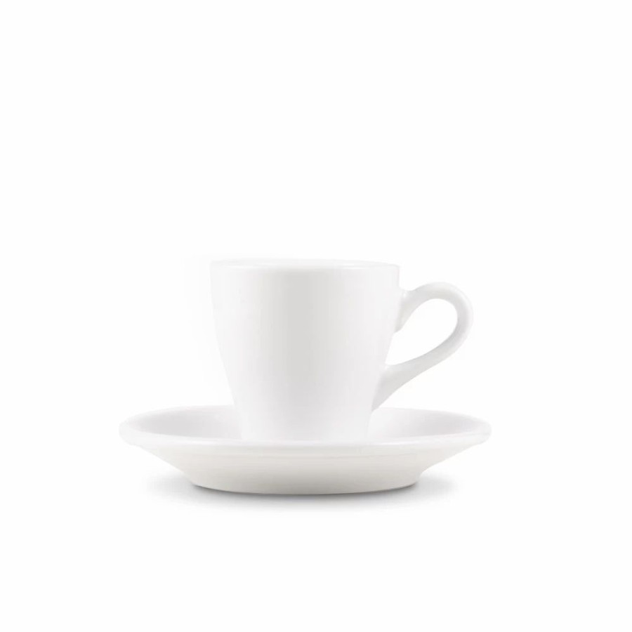 Cups & Mugs * | Tulip Style Espresso Cup & Saucer (2.7Oz/80Ml) Set Of 2