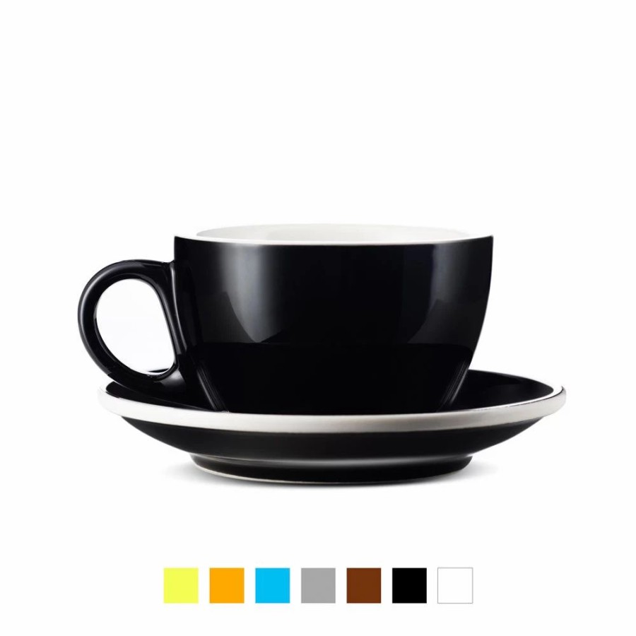 Cups & Mugs * | Latte Cup & Saucer (8Oz) Set Of 2