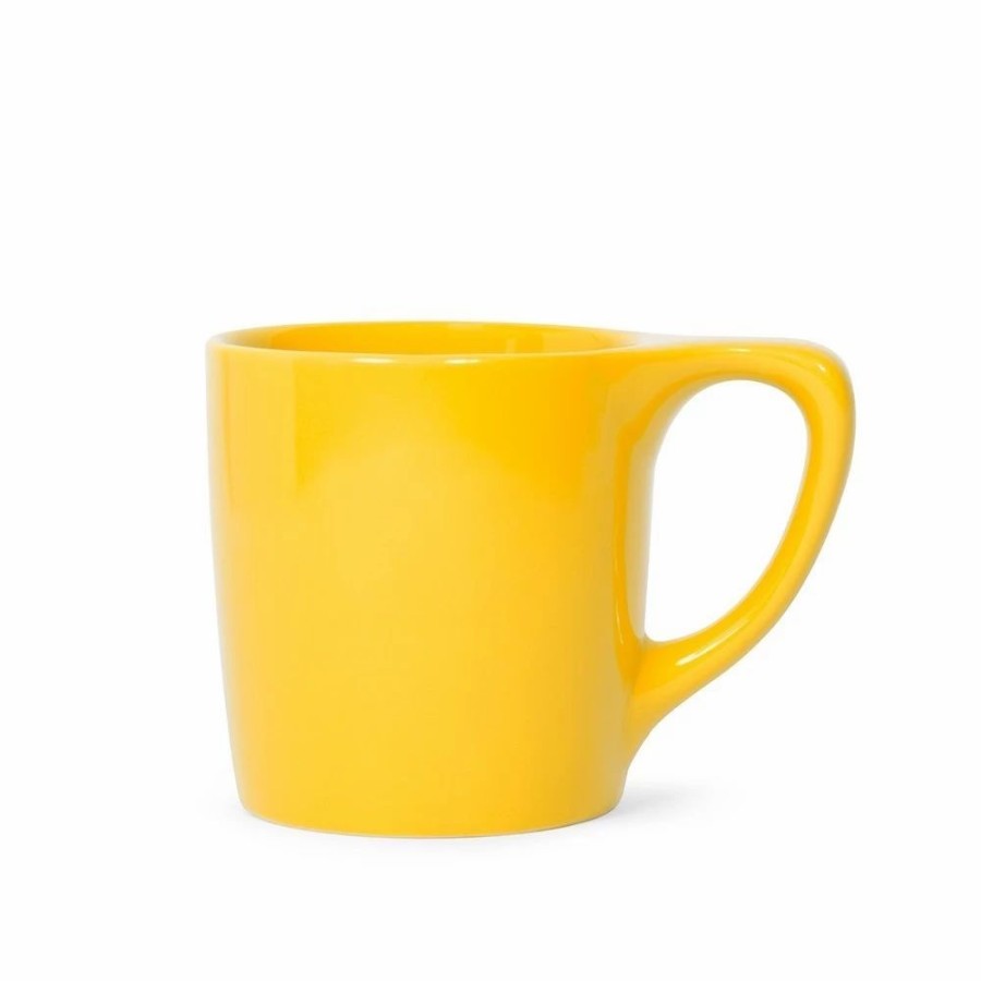 Cups & Mugs * | 10Oz Lino Diner Coffee Mug Canary Yellow