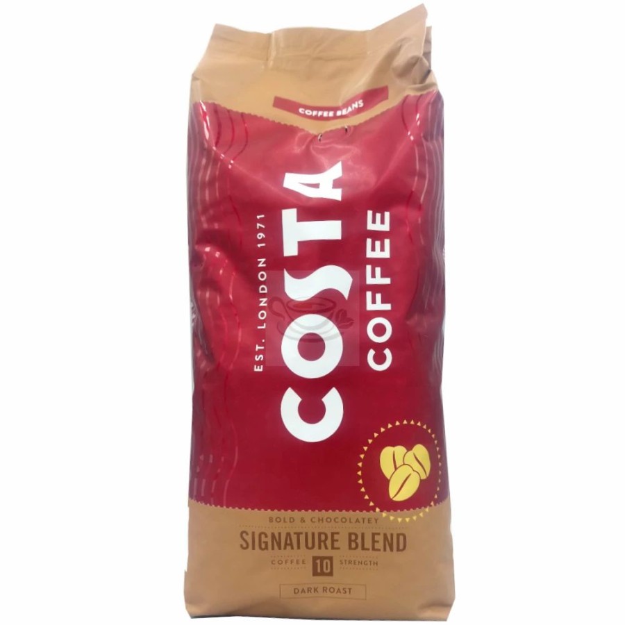 Coffee Beans * | Costa Coffee Signature Blend Dark Roast 1Kg Coffee Beans