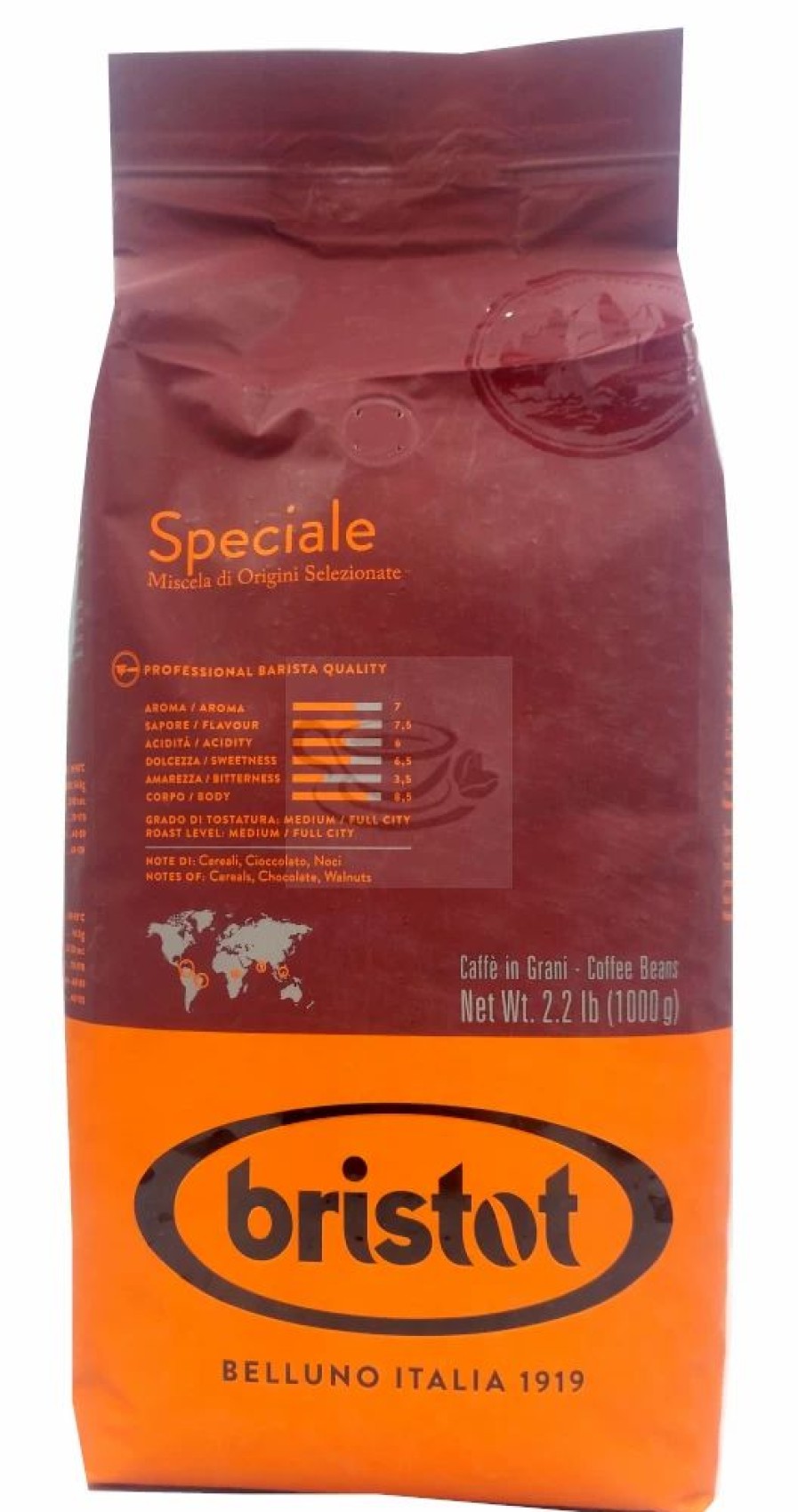 Coffee Beans * | Bristot Speciale 1Kg Coffee Beans