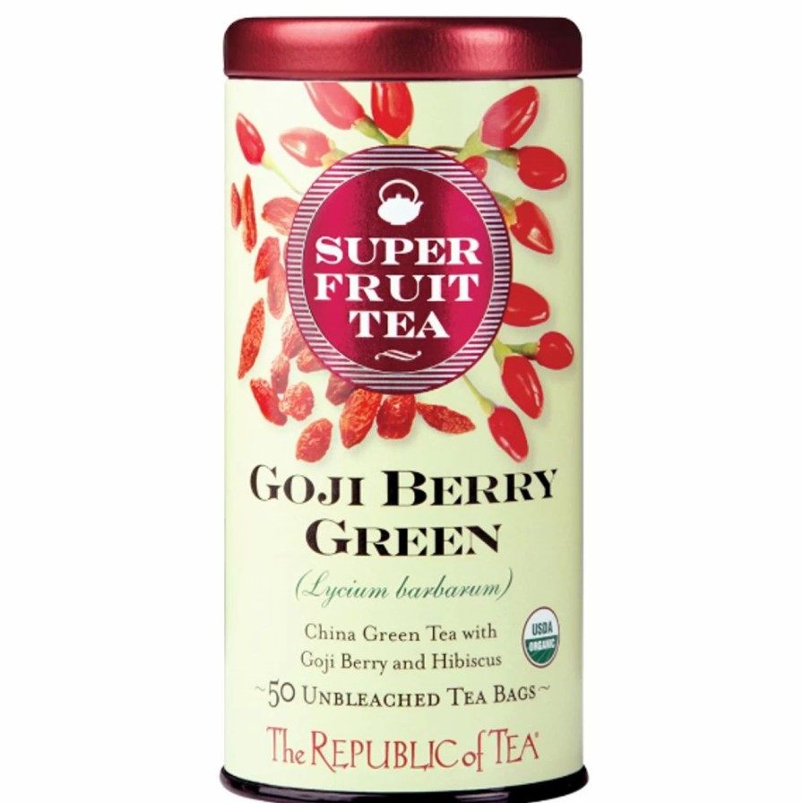 Tea * | Republic Goji Berry Superfruit Green Tea Bags 50Ct.